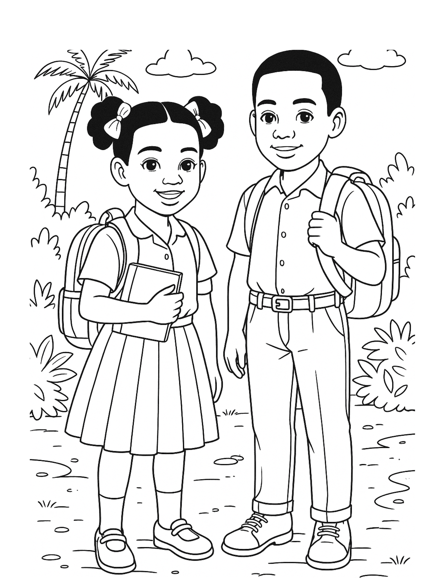 Haitian Traditions Coloring Book for Kids – Culture, Food & Festivals of Haiti - DreamInkDigitals