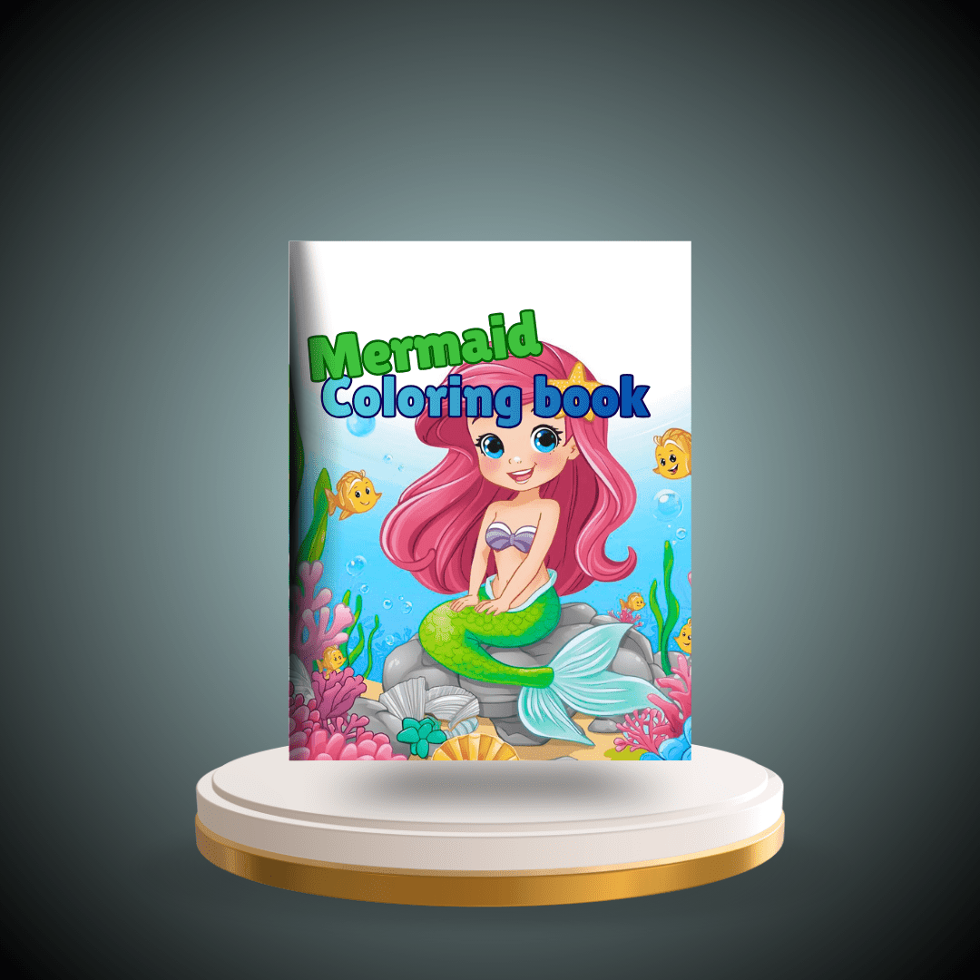 Mermaid Coloring book - DreamInkDigitals