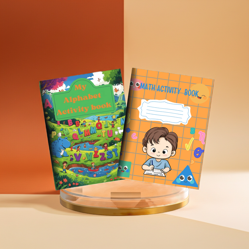 Activity book screen less and fun