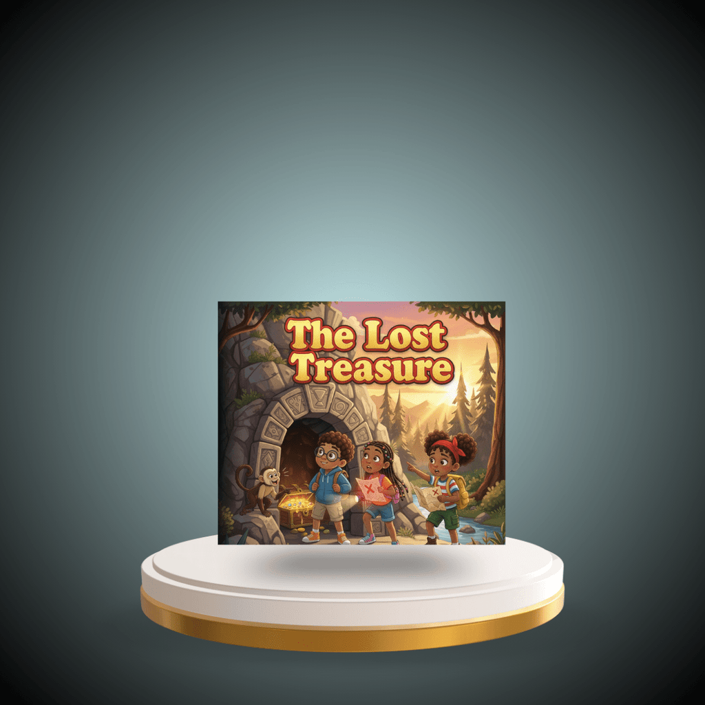 The Lost Treasure – Kids Adventure Story Book About Friendship and Discovery - DreamInkDigitals