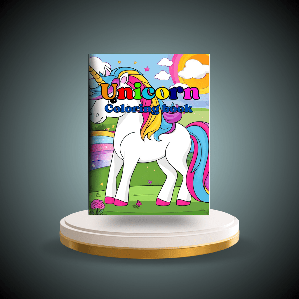 Unicorn Coloring Book for Kids Ages 4–8 – Magical Unicorn Coloring Pages - DreamInkDigitals